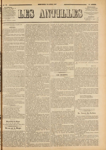 Les Antilles (1887, n° 36)