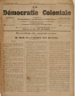 La Démocratie coloniale (n° 208)