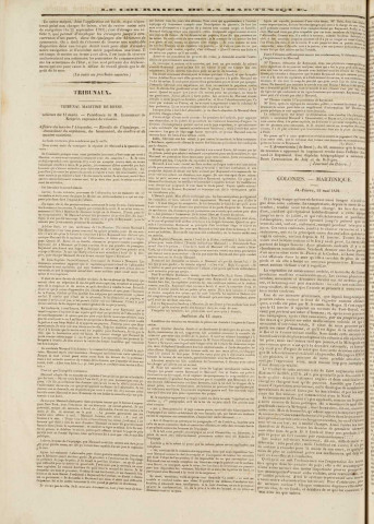 Le Courrier de la Martinique (1839, n° 44)