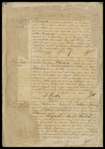 Naissances, reconnaissances, décès