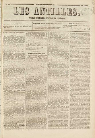 Les Antilles (1864, n° 93)