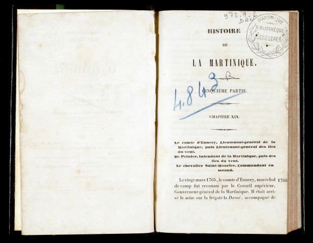 Histoire de la Martinique (tome IV)