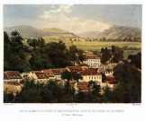 Vue de la maison de santé et habitation Pécoul, prise du boulevard de la Comédie - Saint-Pierre, Martinique