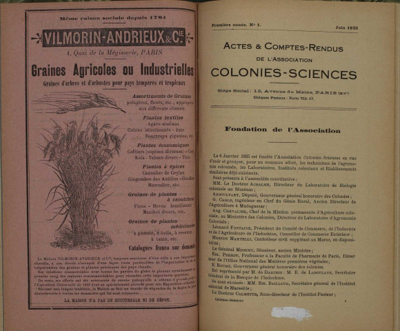 Revue de botanique appliquée et d'agriculture coloniale (n° 46)