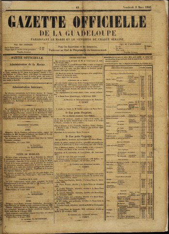 La Gazette officielle de la Guadeloupe (n° 20)