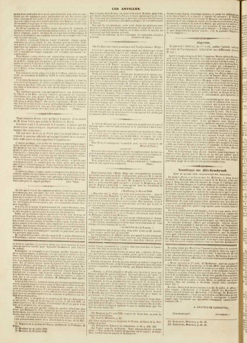 Les Antilles (1852, n° 39)
