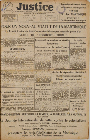 Justice (1960, n° 7)