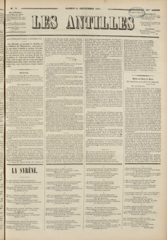 Les Antilles (1872, n° 75)