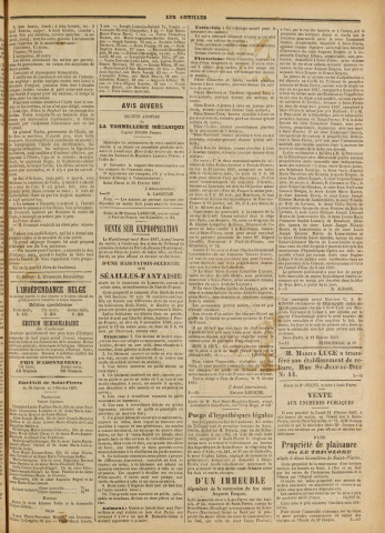Les Antilles (1887, n° 15)