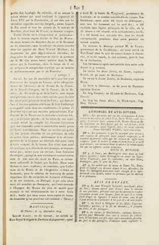 Gazette de la Martinique (1814, n° 102)