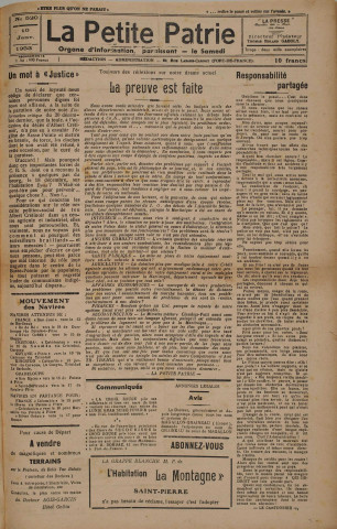La Petite Patrie (n° 520)