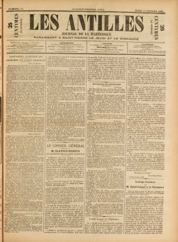 Les Antilles (1898, n° 13)