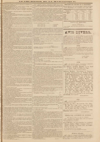 Le Courrier de la Martinique (1843, n° 48)