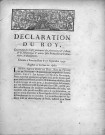 Importations de café provenant de la Martinique et des autres îles françaises de l'Amérique : déclaration du roi