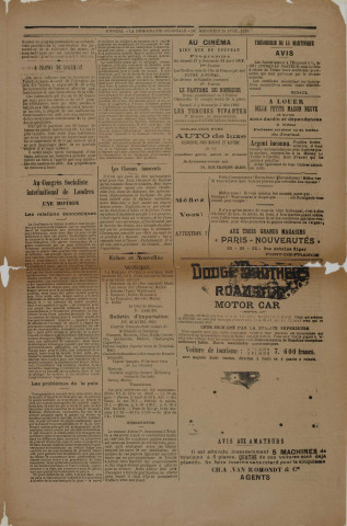 La Démocratie coloniale (n° 133)
