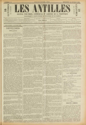 Les Antilles (1900, n° 15)