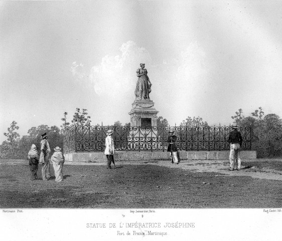 Statue de l’impératrice Joséphine. Fort de France Martinique