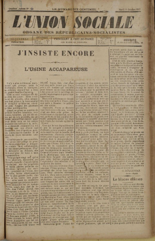 L'Union sociale (n° 460)