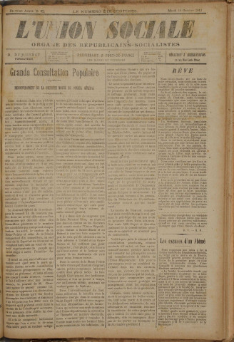 L'Union sociale (n° 62)