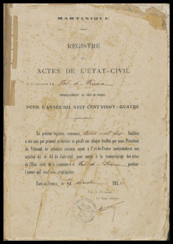 Naissances, reconnaissances, décès