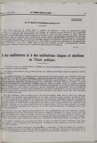 La Femme dans la cité (n° 22)