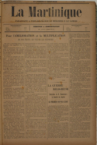 La Martinique (année IV, n° 6)