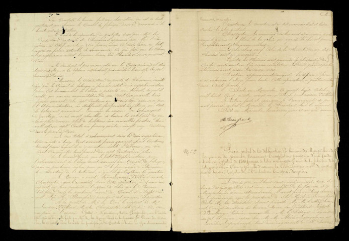 Macouba, paroisse Sainte Anne : Procès verbaux du bureau des marguilliers(04/11/1881-23/07/1884) et comptes du conseil de fabrique (1899-1904)