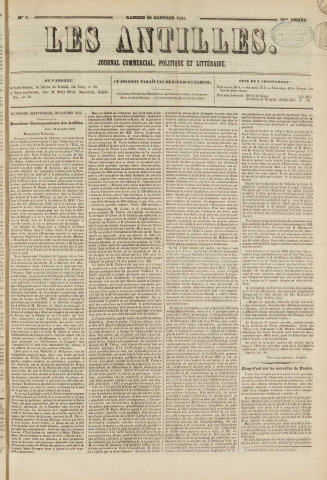 Les Antilles (1864, n° 7)