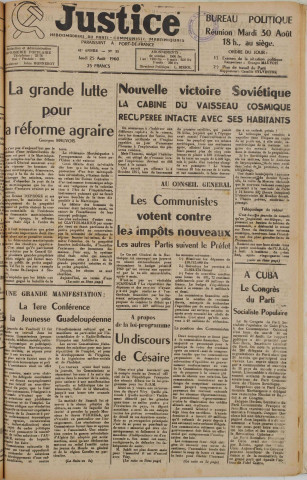 Justice (1960, n° 34)