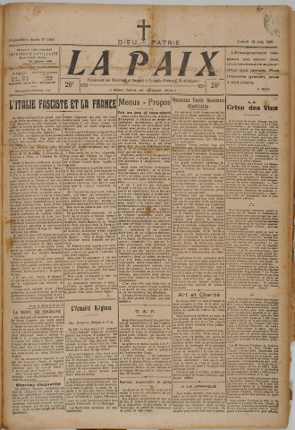 La Paix (n° 1660)