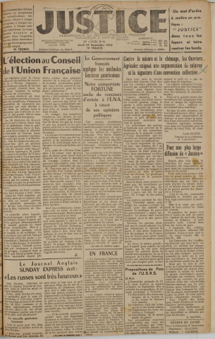 Justice (1953, n° 38)