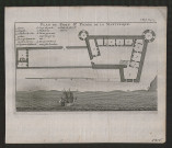 Plan du Fort St Pierre de la Martinique