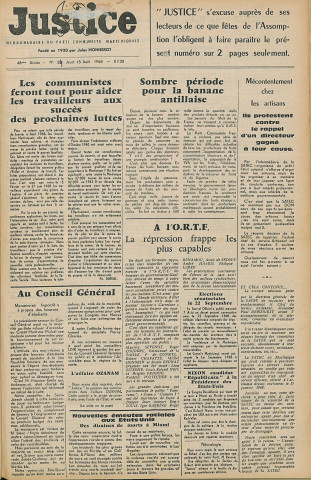 Justice (1968, n° 33)