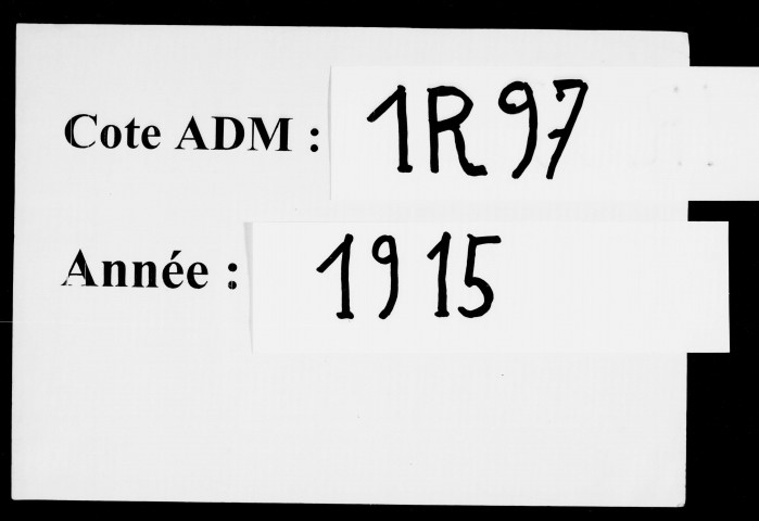 Etats signalétiques et des services, n° 1505 à 1562