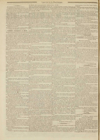 Le Courrier de la Martinique (1850, n° 64)