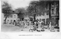 Saint-Pierre de la Martinique. Place du marché