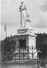 Fort-de-France. Statue de l'Impératrice Joséphine sur la Savane