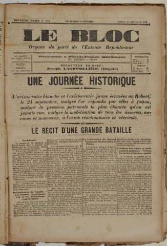 Le Bloc (n° 216)