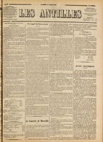 Les Antilles (1890, n° 68)