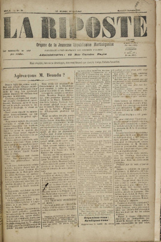 La Riposte (n° 56)