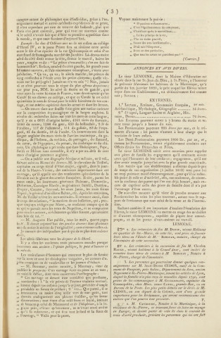 Gazette de la Martinique (1820, n° 2)