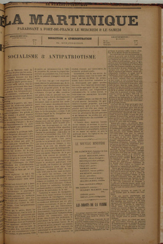La Martinique (année III, n° 86)