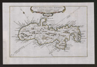 Carta dell' isola della Martinica. Carte de l'île de la Martinique