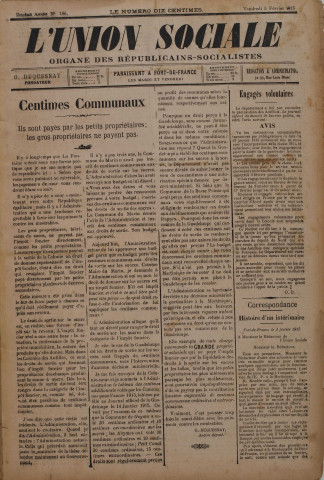 L'Union sociale (n° 186)