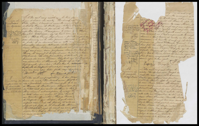 Naissances, reconnaissances, décès