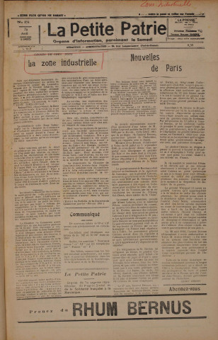 La Petite Patrie (n° 874)