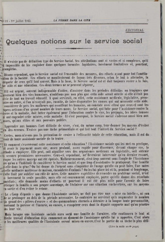 La Femme dans la cité (n° 11)