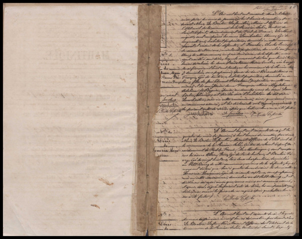 Naissances, mariages, décès, reconnaissances