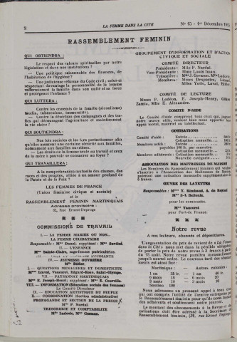 La Femme dans la cité (n° 15)