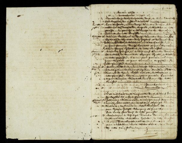 Baptêmes, mariages